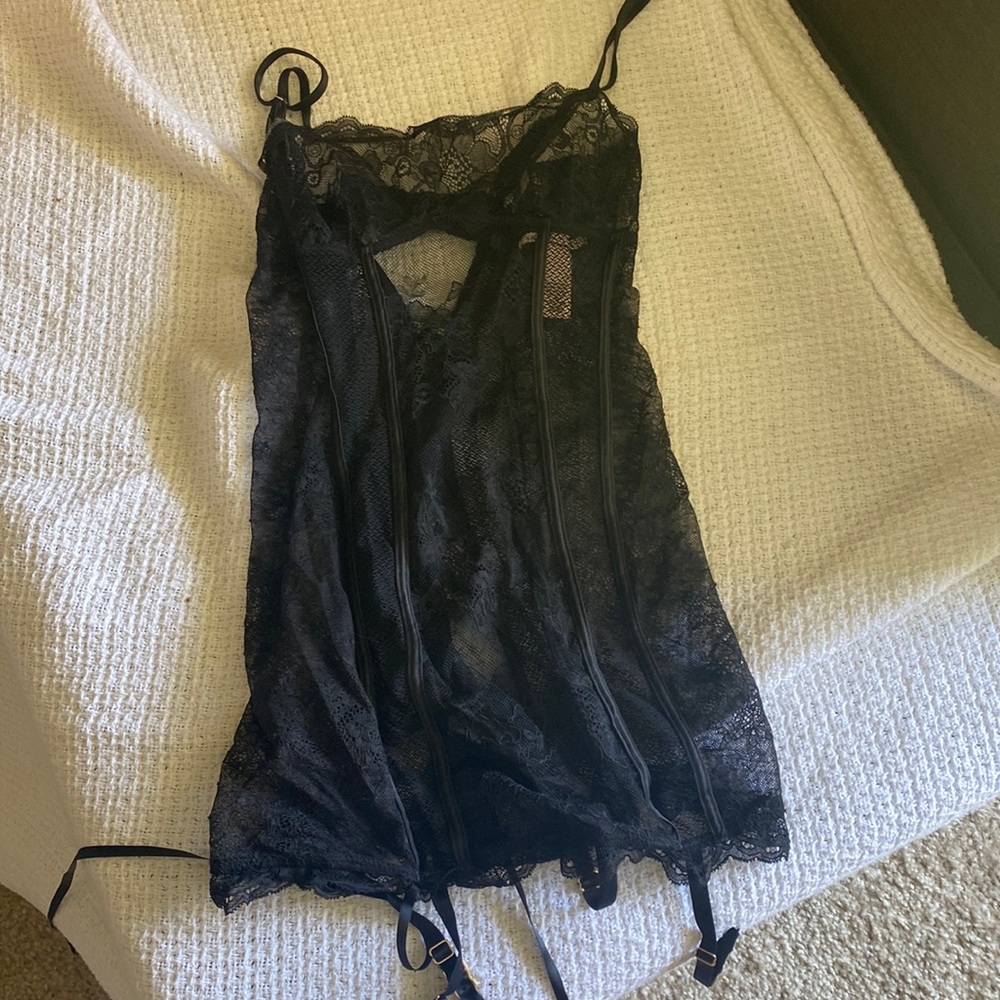 Victoria’s Secret Cami Lace Mini Corset Lingerie Dress